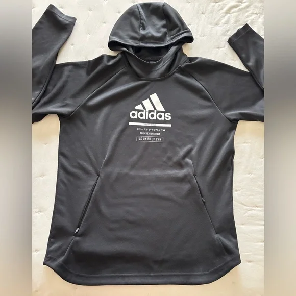 Adidas Black Hoodie Adidas  Men's Game and Go Pullover Hoodie size M - Picture 14 of 15